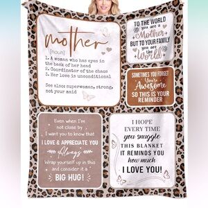 Mother’s Gifts Throw Print Blanket
